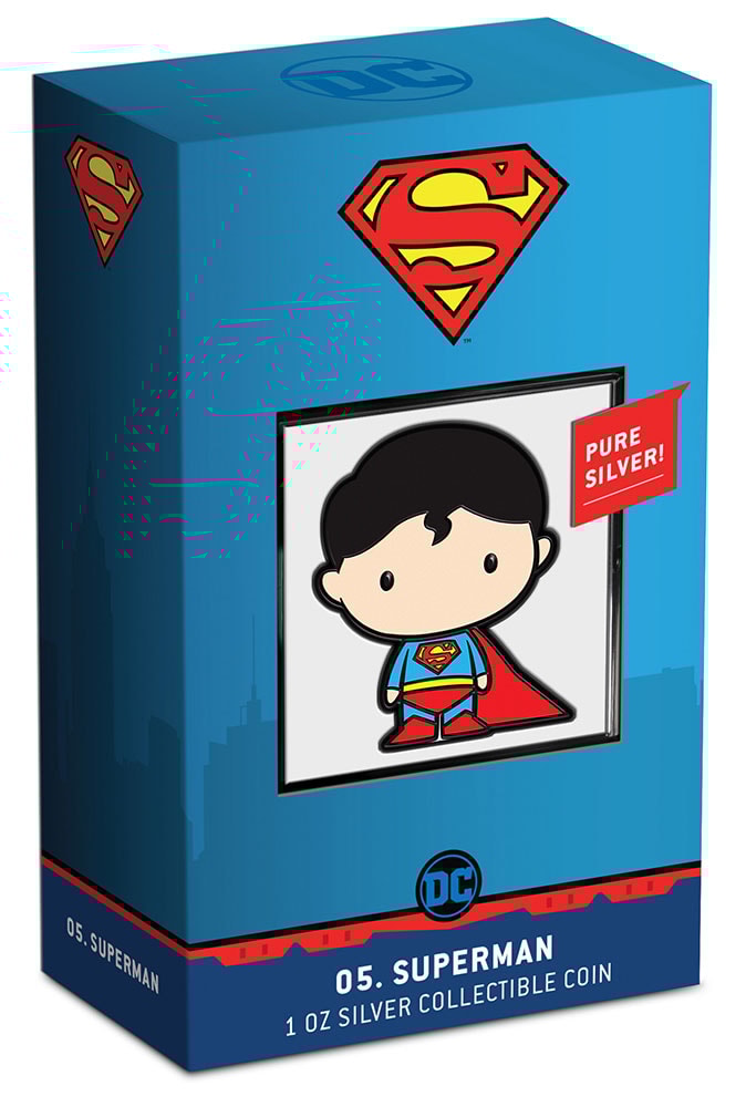 Superman 1oz Silver Coin (Prototype Shown) View 4