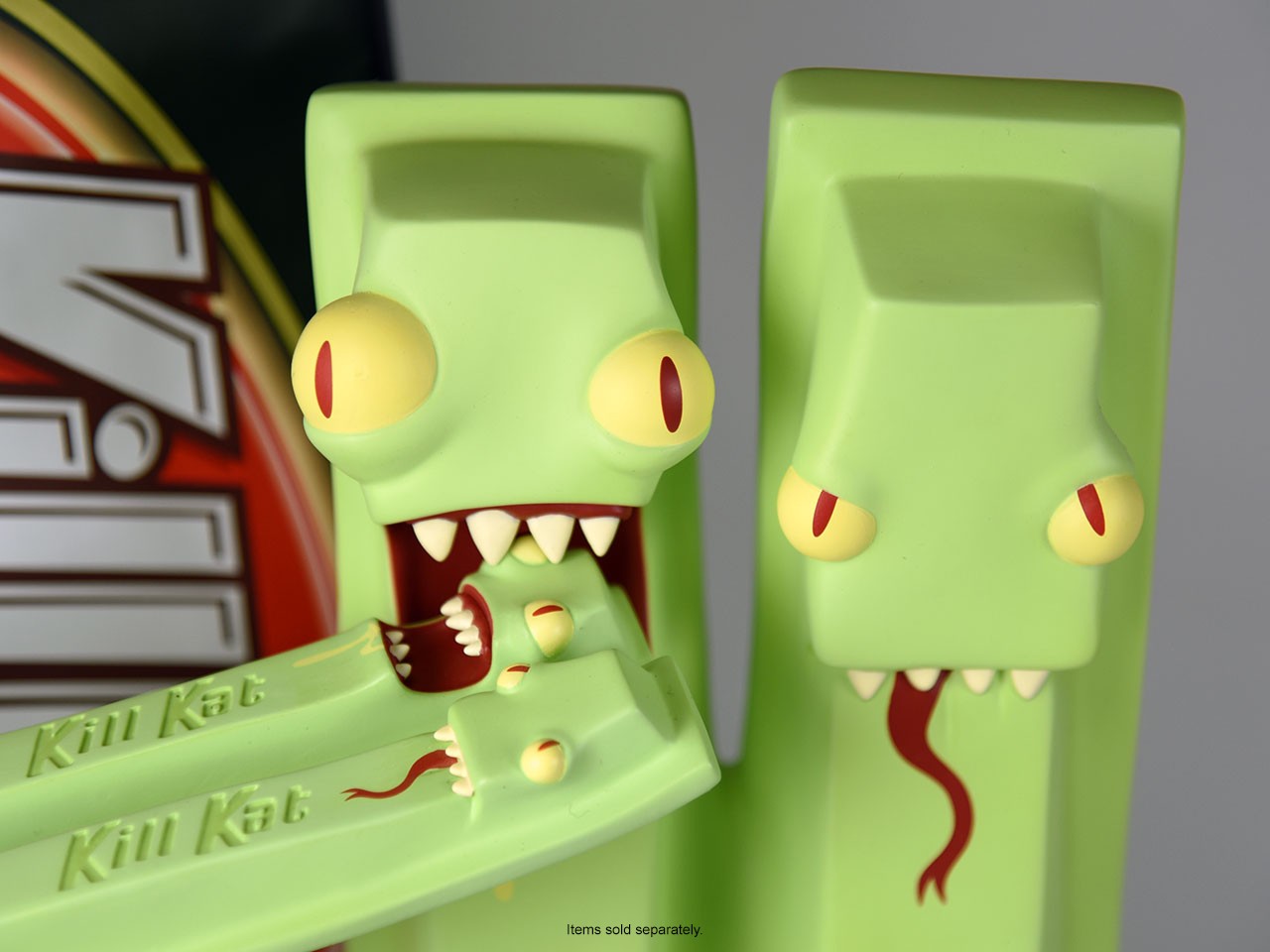O-No Food Company King Kill Kat - Matcha Snake Venom Vinyl Collectible  (Prototype Shown) View 5