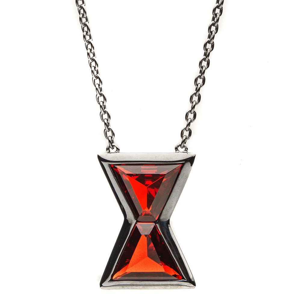 Marvel Black Widow Hourglass Necklace Jewelry  (Prototype Shown) View 4