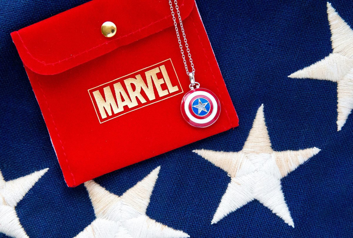 Captain America Shield Necklace