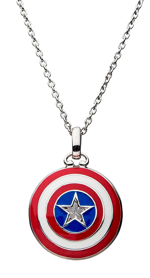 Captain America Shield Necklace