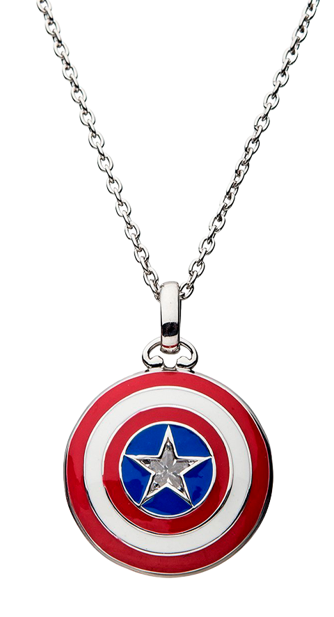 Captain America Shield Necklace