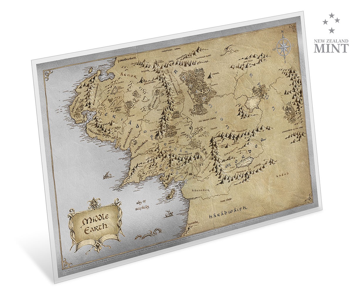 The Lord of the Rings Middle Earth Silver Foil- Prototype Shown
