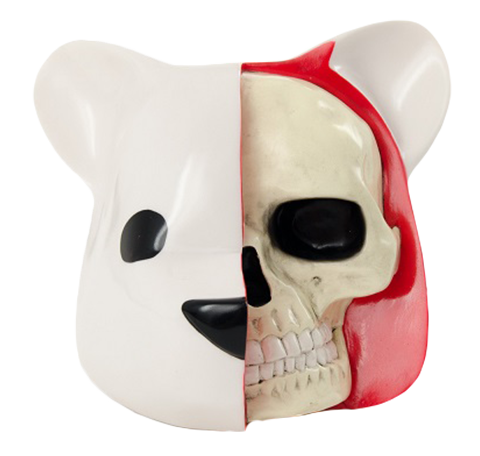 Dissected Bear Head (White)