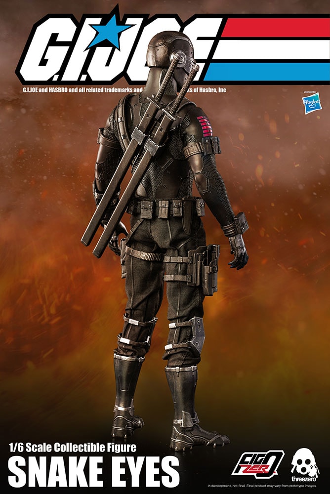 2025年新作アイテムが続々登場 Snake Eyes Sixth Scale Collectible Figure by Threezero ミリタリー