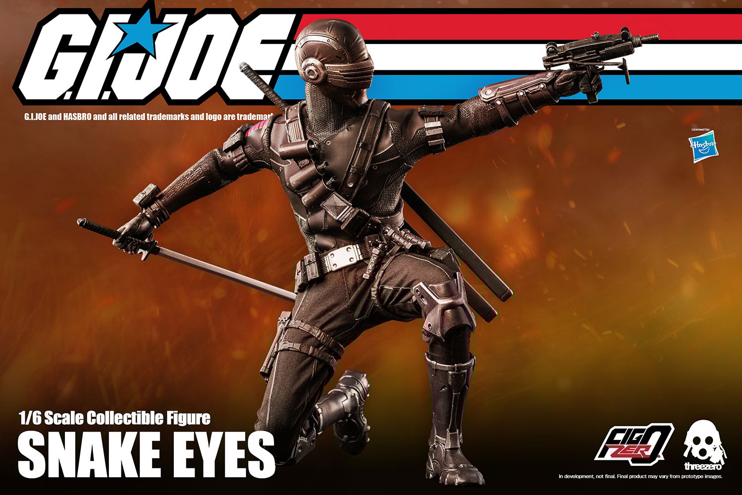 Snake Eyes Sixth Scale Collectible Figure by Threezero
