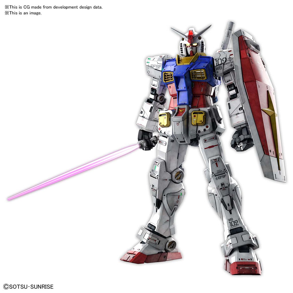 RX-78-2 Gundam PG Unleashed (Prototype Shown) View 1