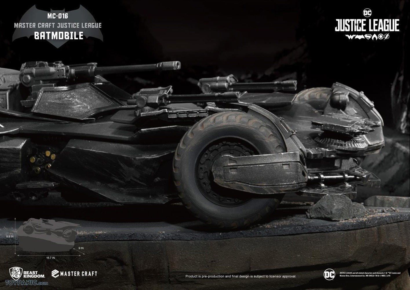 現品限り一斉値下げ！ Justice League Sideshow | Diorama Craft Master Batmobile コレクション