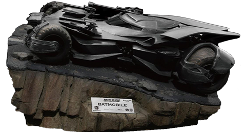 ビーストキングダム マスタークラフト バットモービル スタチュー Justice League Batmobile Master Craft Diorama | Sideshow Collectibles