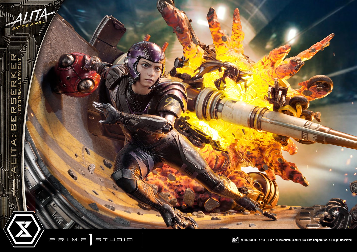 Alita: Battle Angel Alita: Berserker Motorball Tryout Diorama  Collector Edition (Prototype Shown) View 2