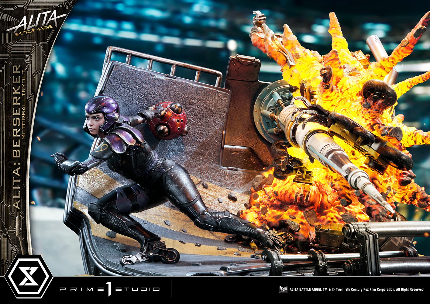 Alita: Battle Angel Alita: Berserker Motorball Tryout Diorama  Collector Edition (Prototype Shown) View 6