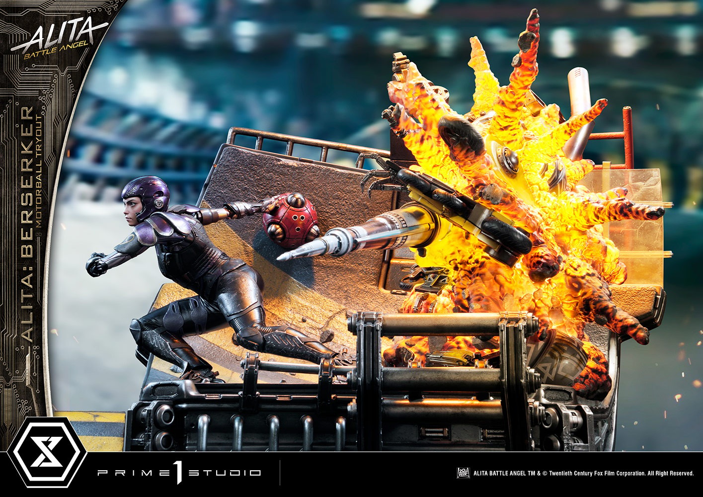 Alita: Battle Angel Alita: Berserker Motorball Tryout Diorama  Collector Edition (Prototype Shown) View 7