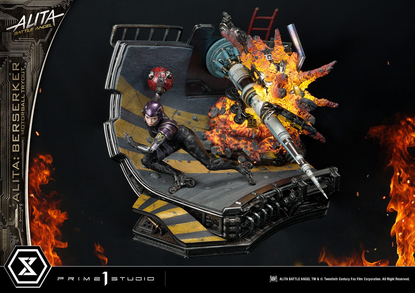 Alita: Battle Angel Alita: Berserker Motorball Tryout Diorama  Collector Edition (Prototype Shown) View 8