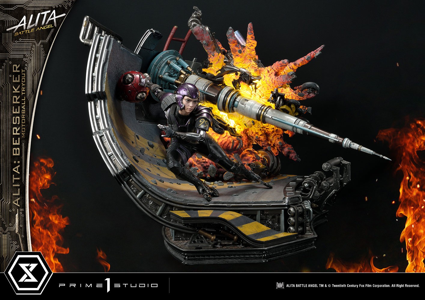 Alita: Battle Angel Alita: Berserker Motorball Tryout Diorama  Collector Edition (Prototype Shown) View 9