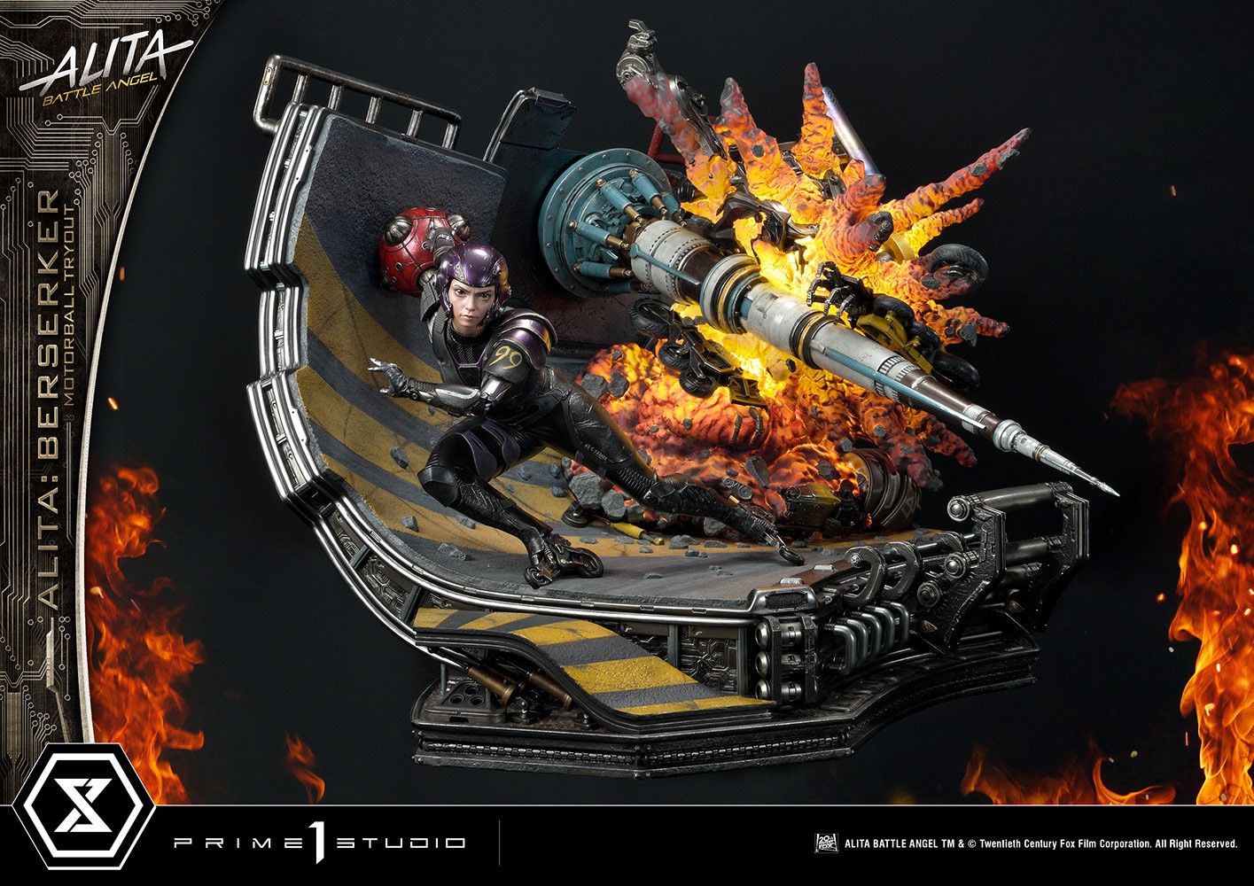 Alita: Battle Angel Alita: Berserker Motorball Tryout Diorama  Collector Edition (Prototype Shown) View 10