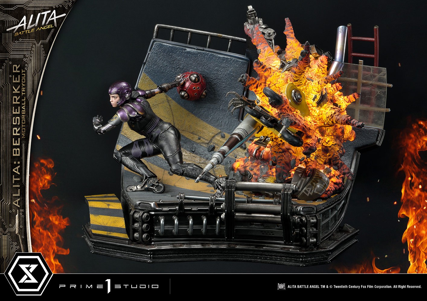 Alita: Battle Angel Alita: Berserker Motorball Tryout Diorama  Collector Edition (Prototype Shown) View 11