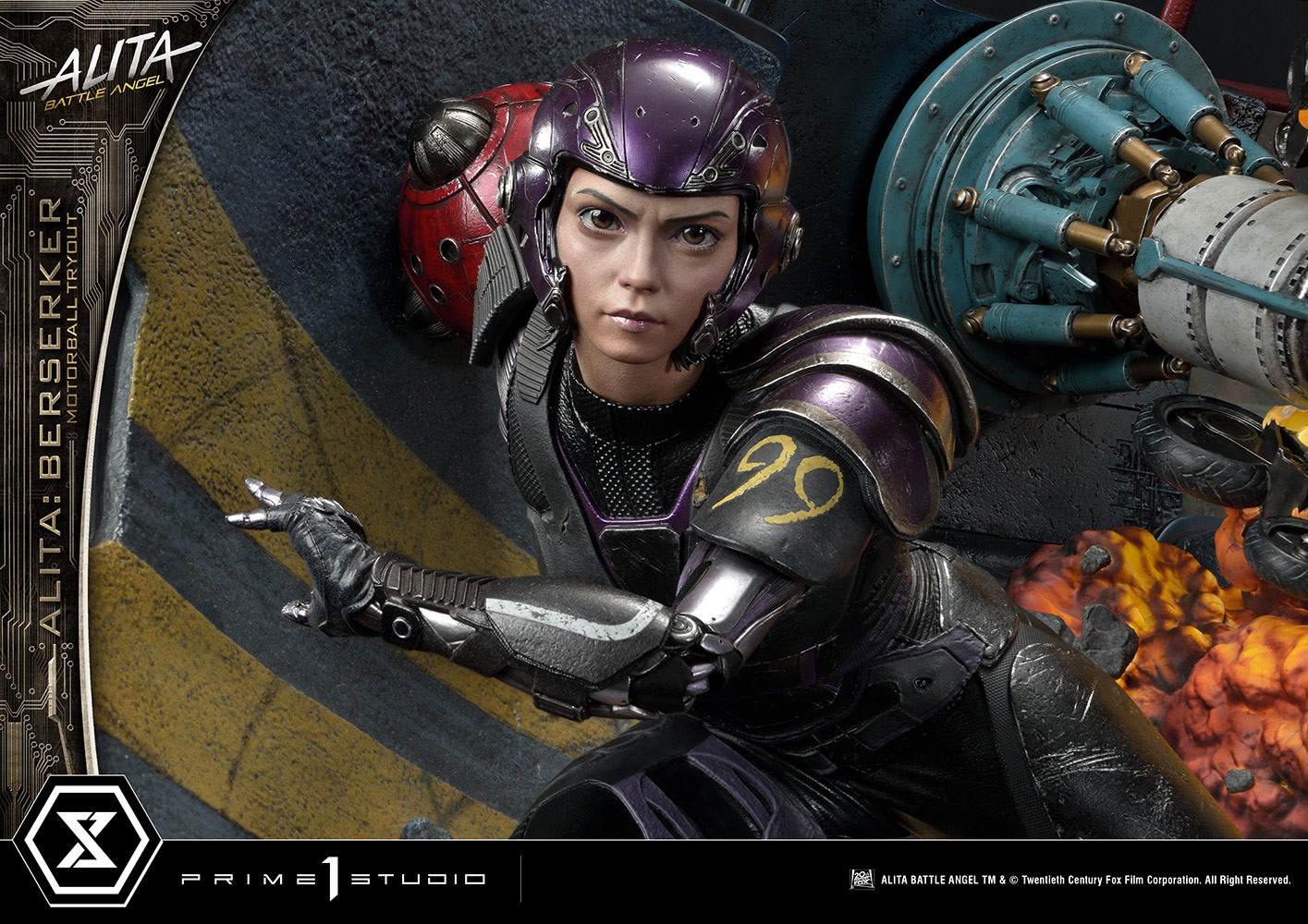 Alita: Battle Angel Alita: Berserker Motorball Tryout Diorama  Collector Edition (Prototype Shown) View 3