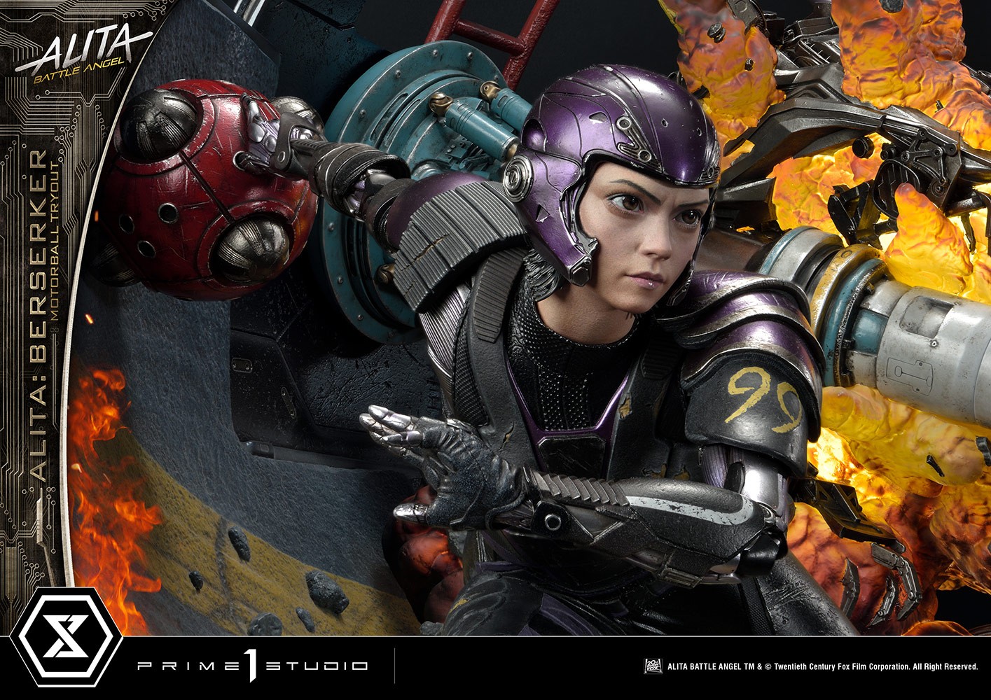 Alita: Battle Angel Alita: Berserker Motorball Tryout Diorama  Collector Edition (Prototype Shown) View 14