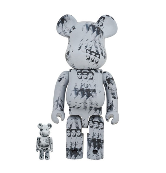 【正規逆輸入品】 Be@rbrick Andy Warhol's Elvis Presley 100% & 400 キューブリック、ベアブリック