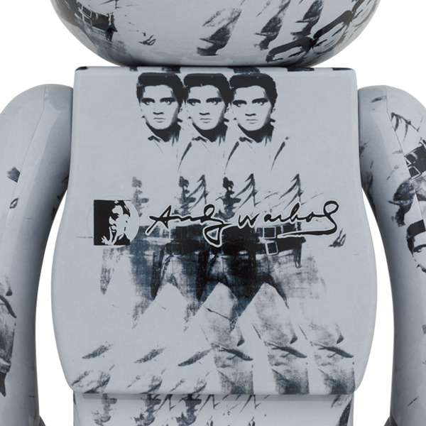 Be@rbrick Andy Warhol's Elvis Presley 100% & 400