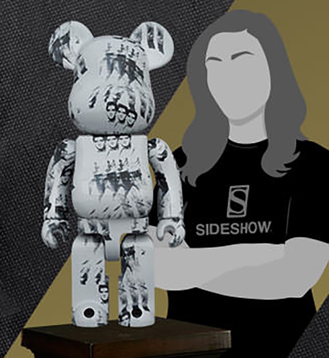 Be@rbrick Andy Warhol's Elvis Presley 1000% Collectible Figure by