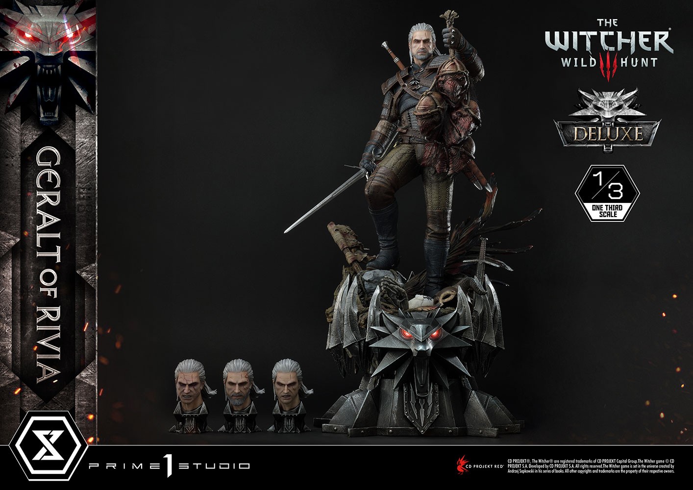 Geralt of Rivia (Deluxe Version) (Prototype Shown) View 12