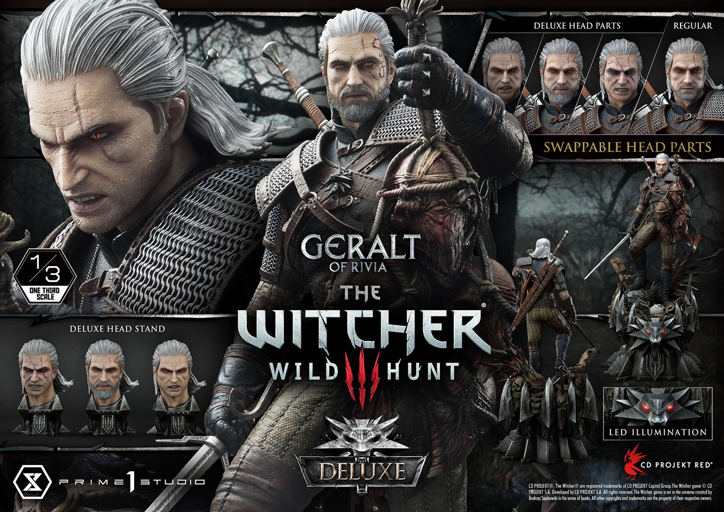 Geralt of Rivia (Deluxe Version) (Prototype Shown) View 38