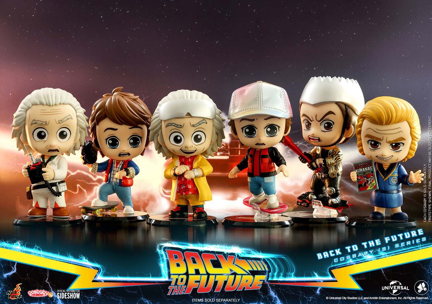 Back to the Future Doc Brown Cosbaby(S) Collectible Figure  (Prototype Shown) View 4