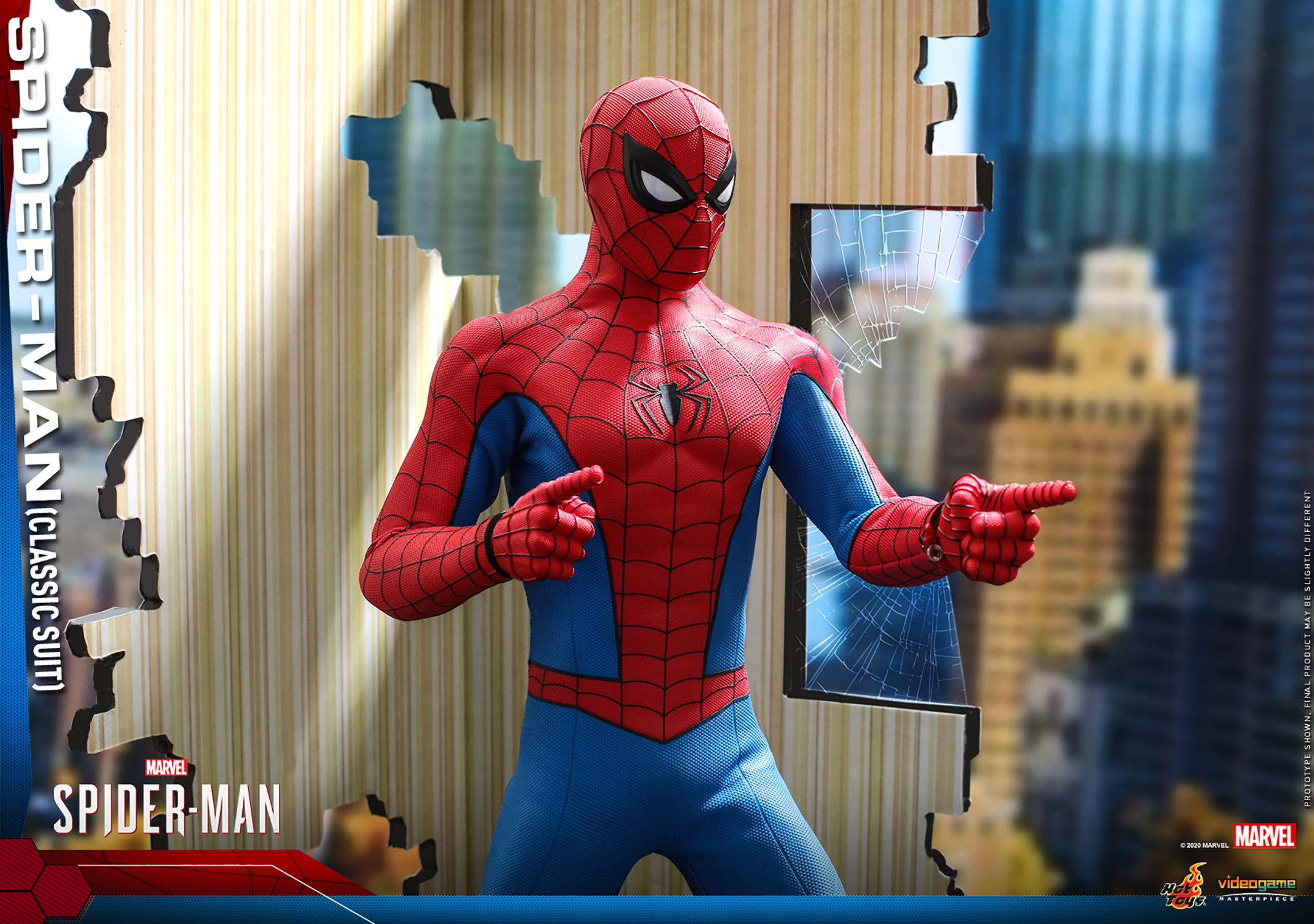 Spider-Man (Classic Suit) Sixth Scale Collectible Figure by Hot Toys |  Sideshow Collectibles