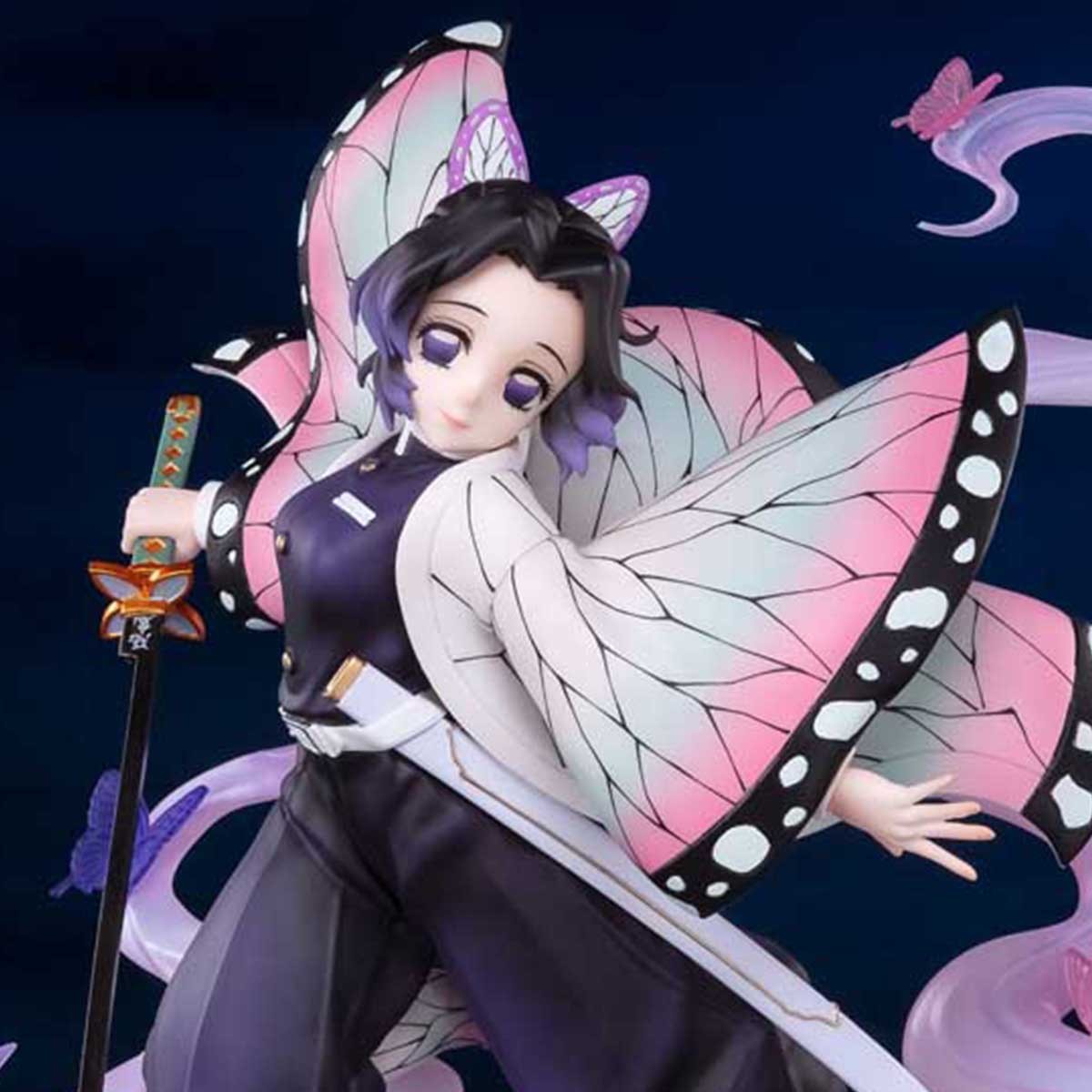 Demon Slayer Shinobu Kocho Insect Breathing Collectible Figure  (Prototype Shown) View 6