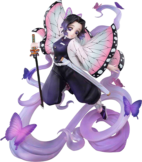 Demon Slayer Shinobu Kocho Insect Breathing Collectible Figure  (Prototype Shown) View 7