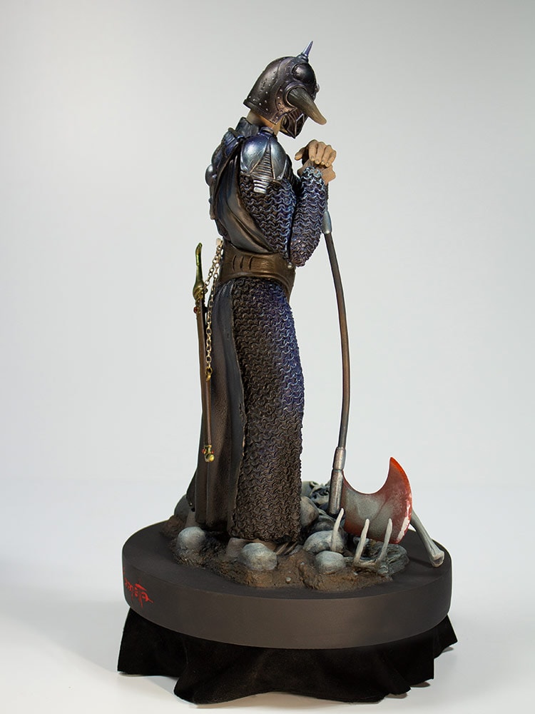 Frank Frazetta Death Dealer 3 Statues  (Prototype Shown) View 5
