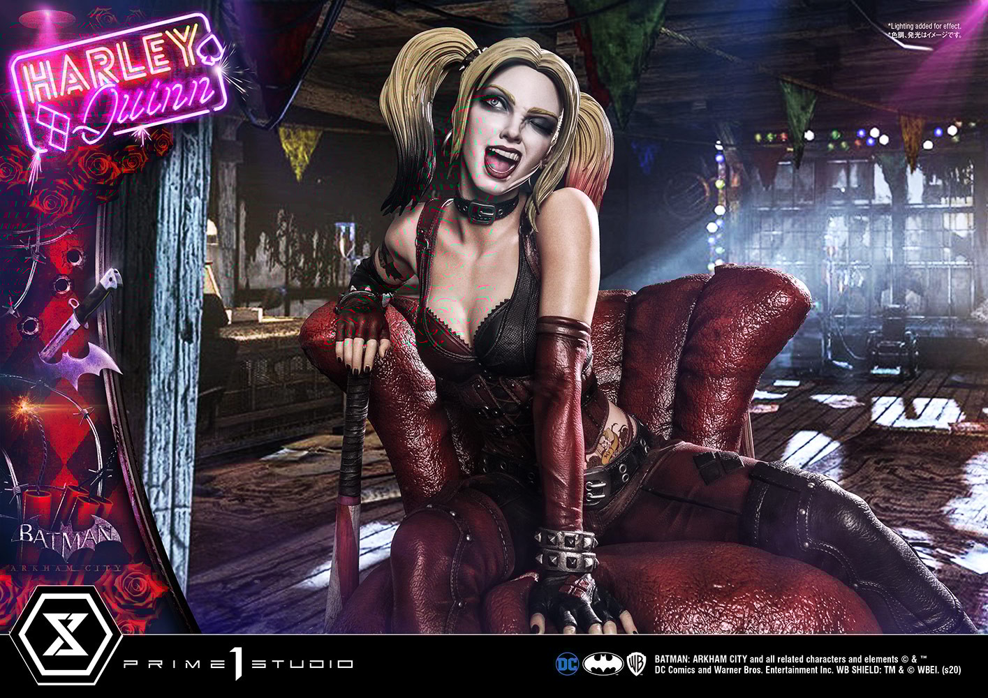 Batman arkham city store harley quinn statue