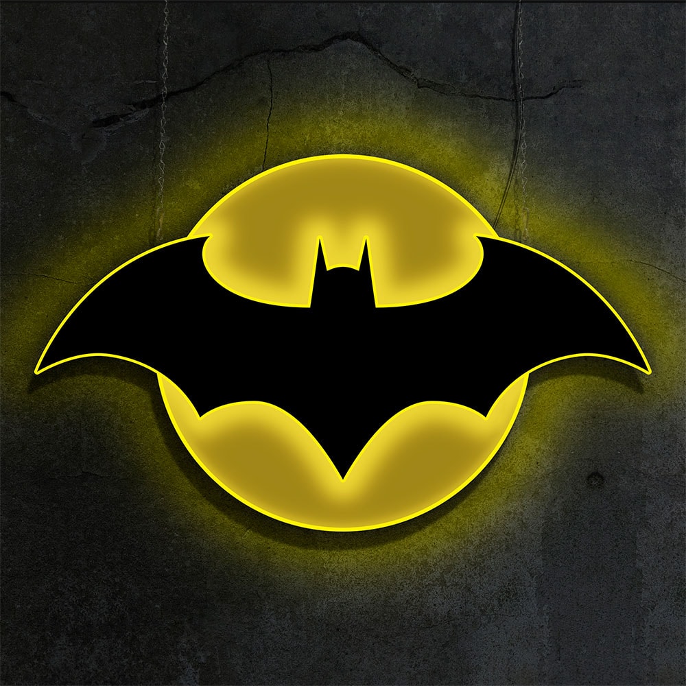 DC Comics Batman LED Logo Light (Regular) Wall Light  View 8