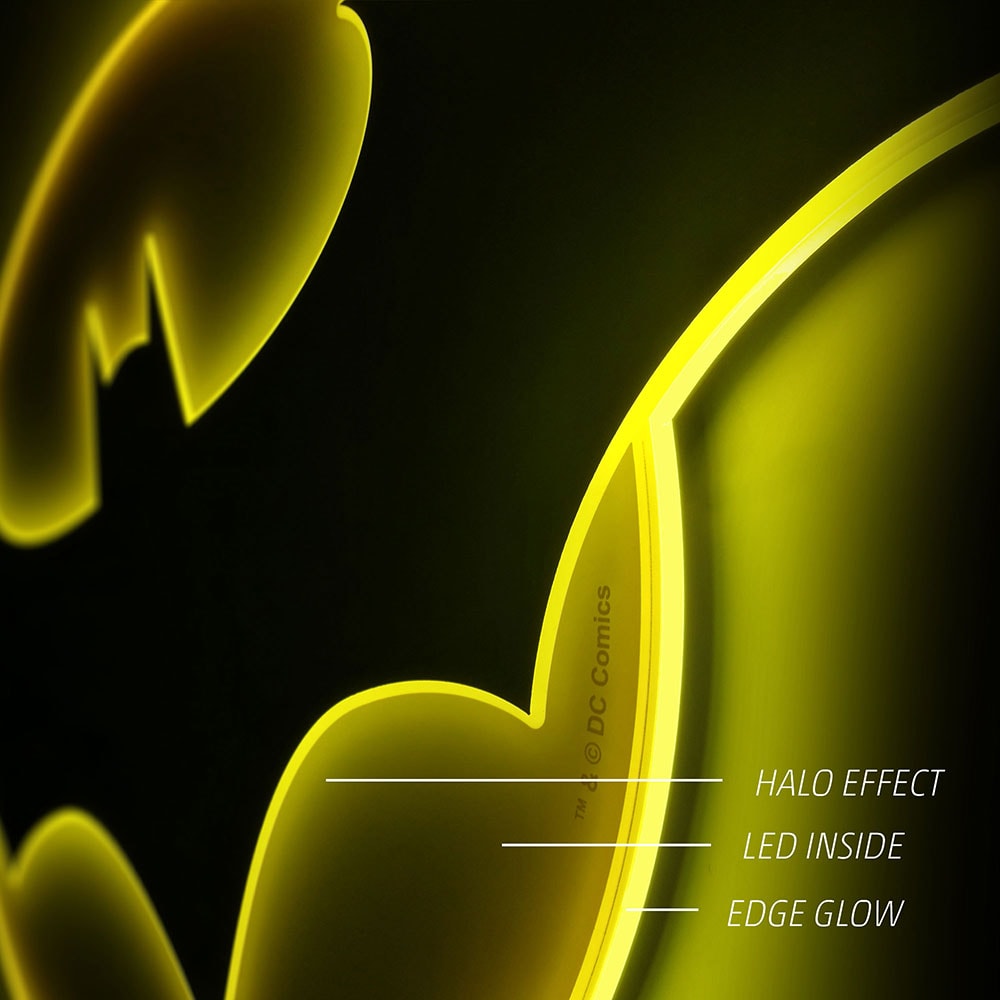 Batman logo light on sale