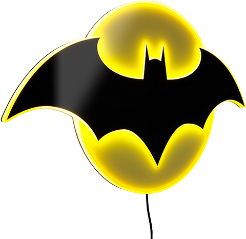 DC Comics Batman LED Logo Light (Large) Wall Light  View 12