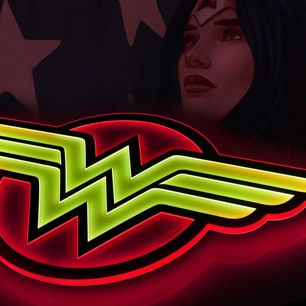 Wonder Woman LED Logo Light (Regular) View 2