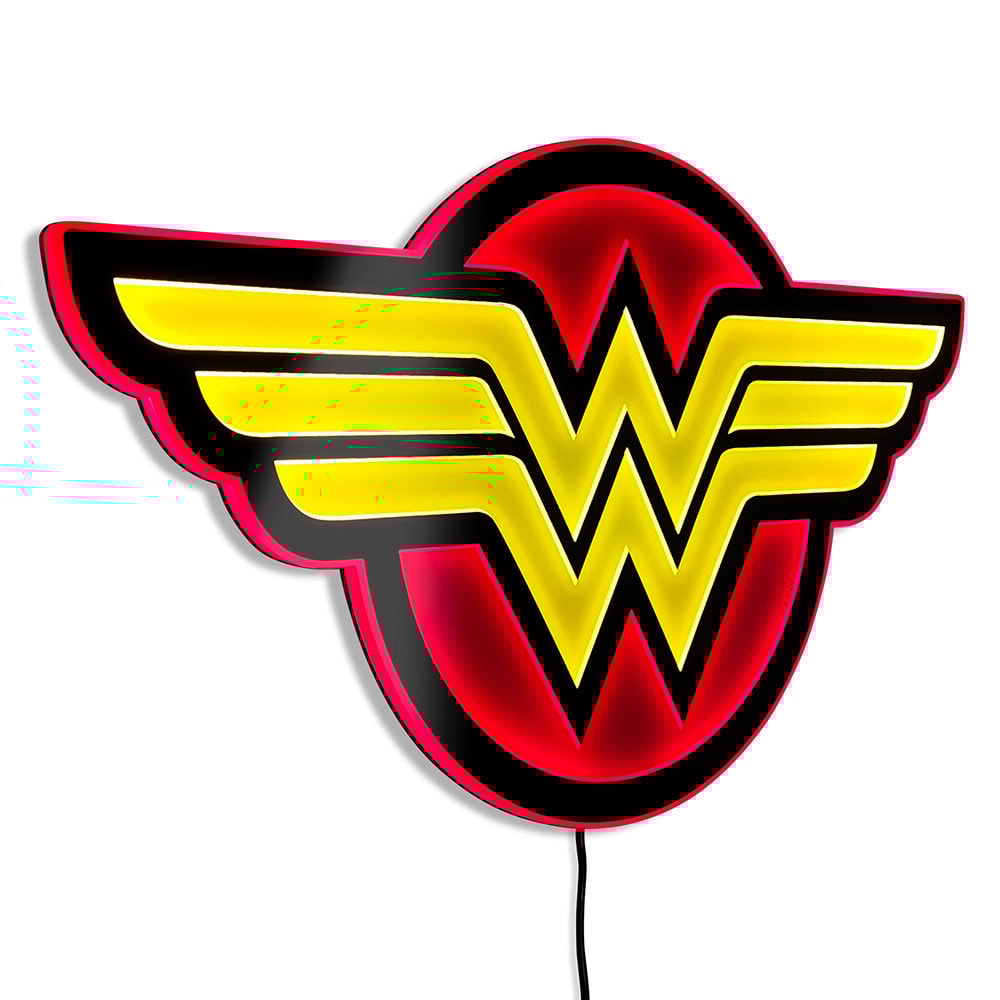 Wonder Woman LED Logo Light (Large) View 1