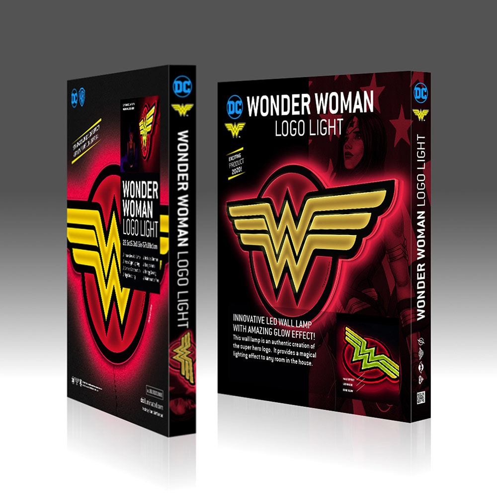 Wonder Woman LED Logo Light (Large) View 7