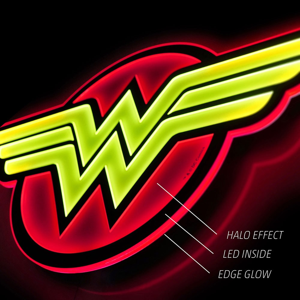 Wonder Woman LED Logo Light (Large) View 8