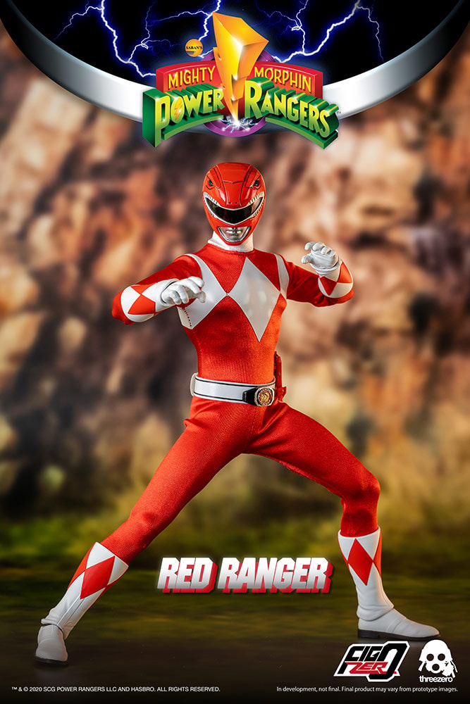 Mighty Morphin Power Rangers Red Ranger Sixth Scale Figure  (Prototype Shown) View 4