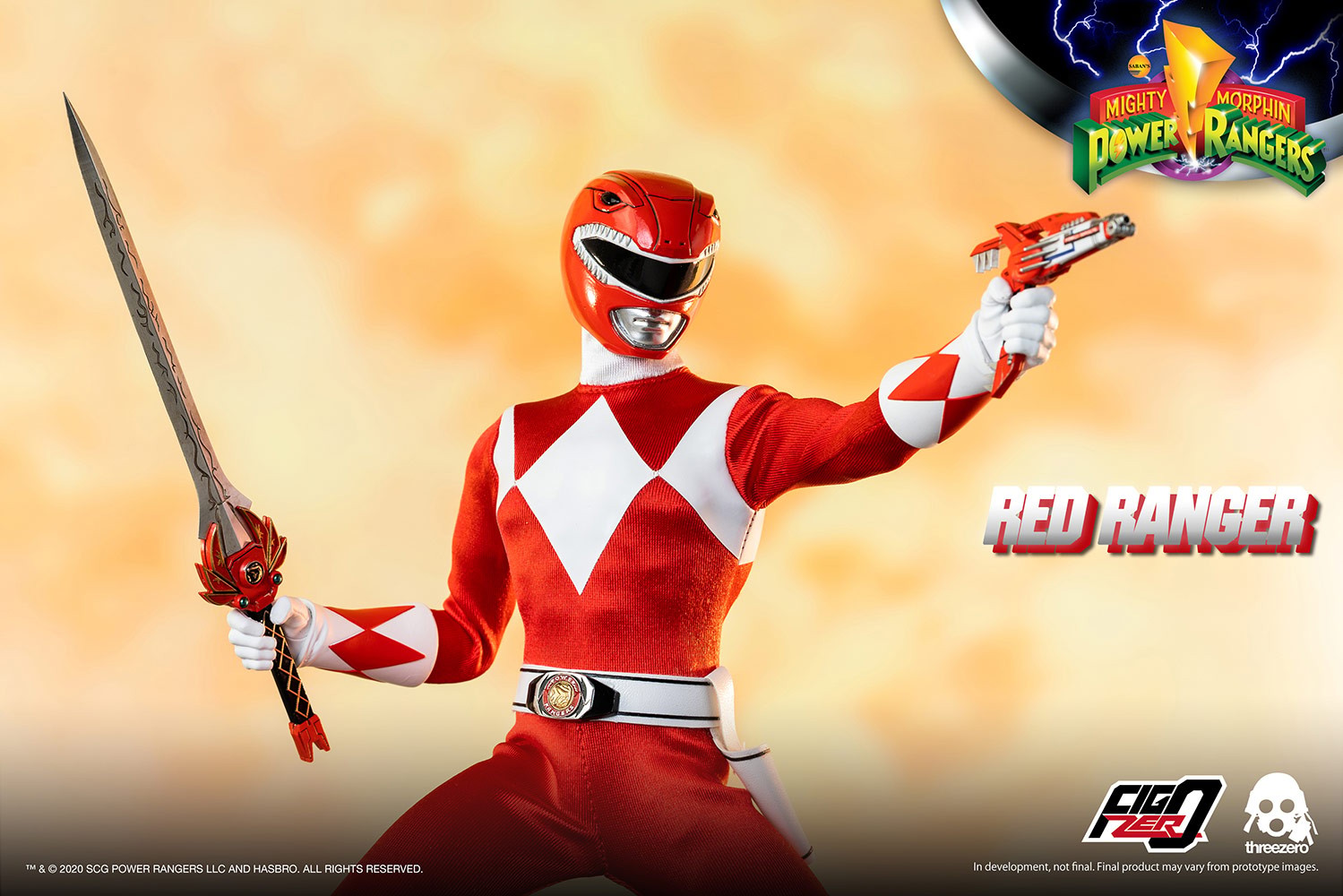 Mighty Morphin Power Rangers Red Ranger Sixth Scale Figure  (Prototype Shown) View 6