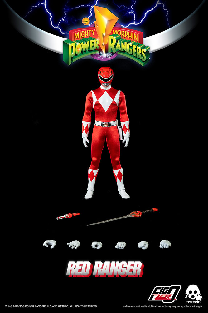 Mighty Morphin Power Rangers Red Ranger Sixth Scale Figure  (Prototype Shown) View 9