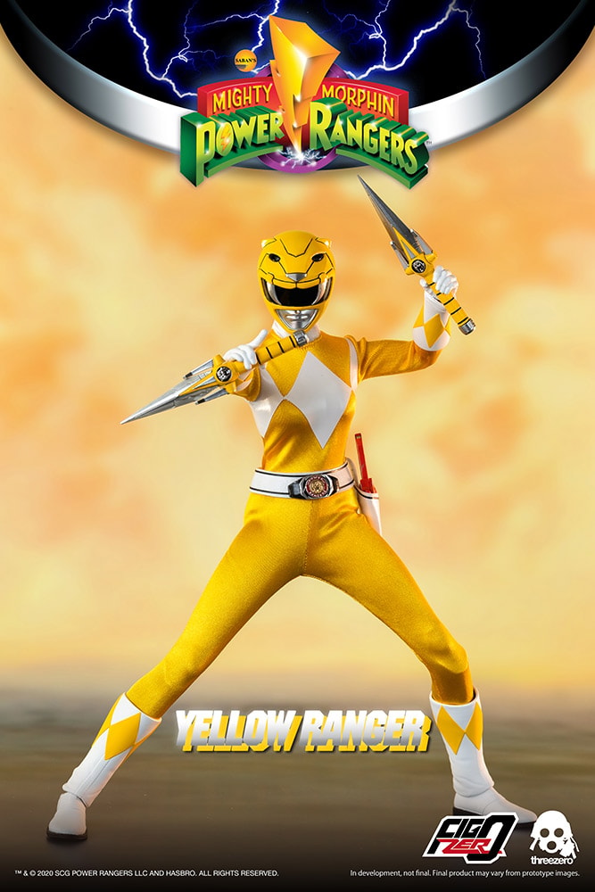 Mighty Morphin Power Rangers Yellow Ranger Sixth Scale Figure  (Prototype Shown) View 2