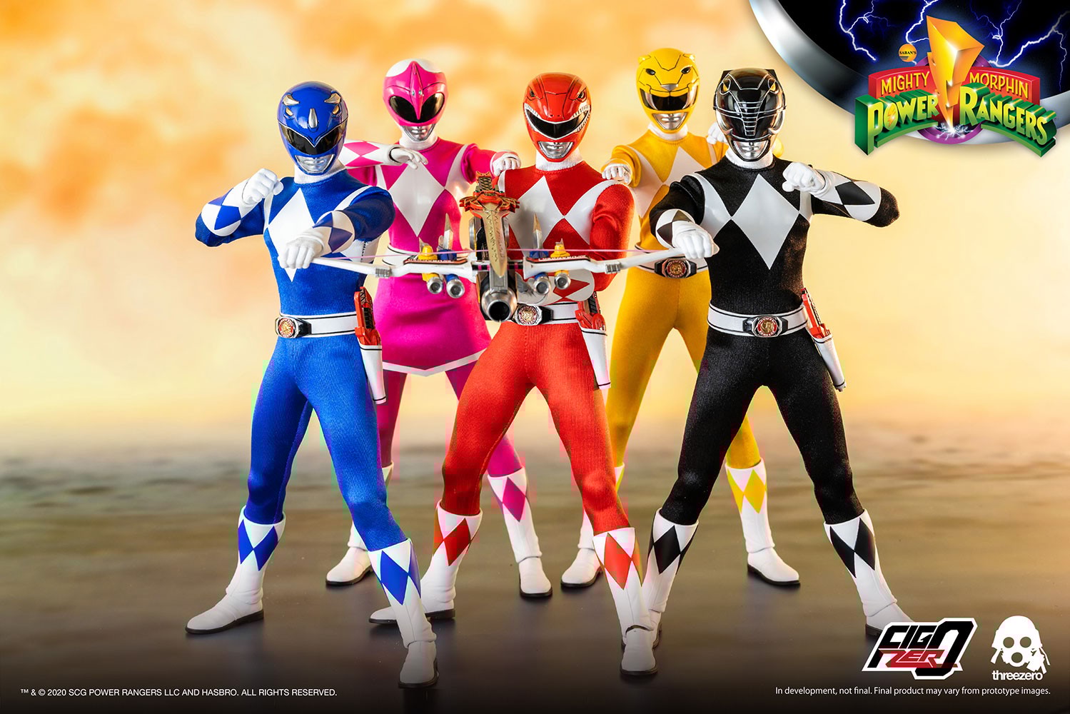Core Rangers + Green Ranger Six Pack- Prototype Shown