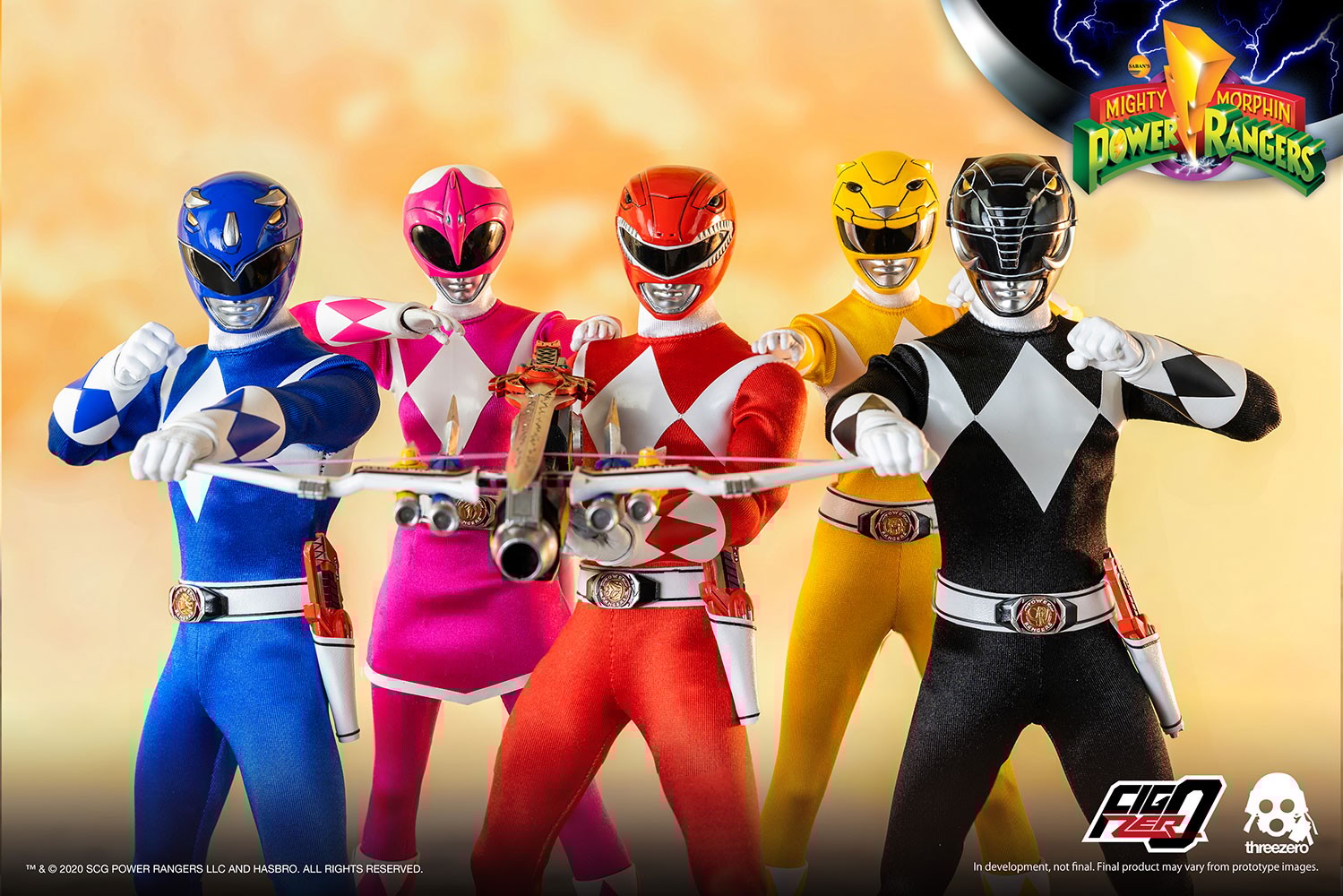 Core Rangers + Green Ranger Six Pack- Prototype Shown