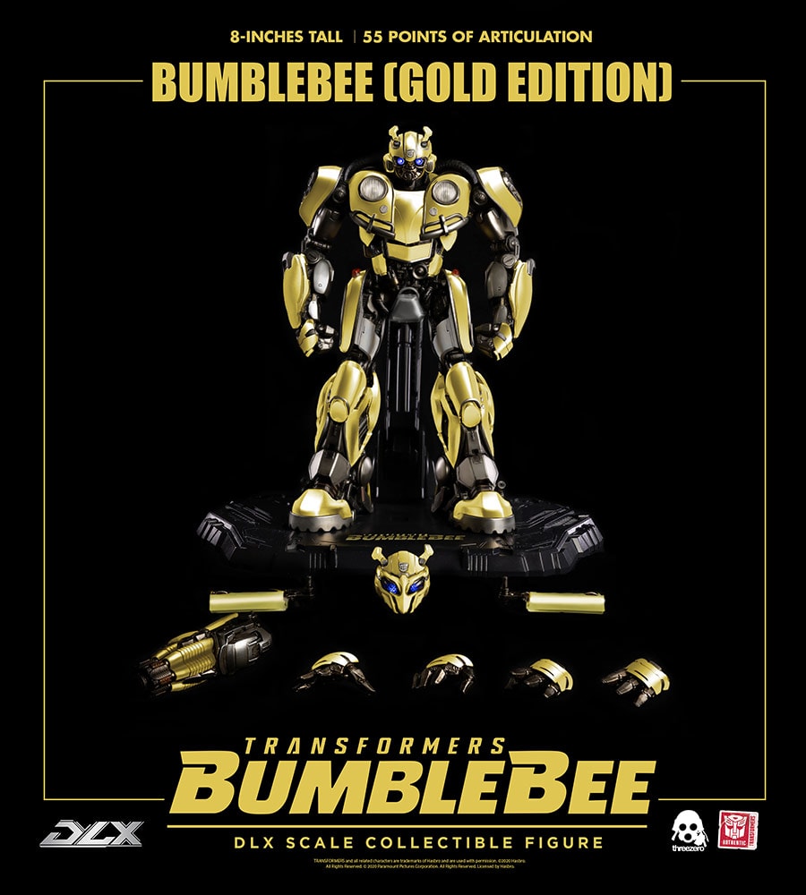 Bumblebee DLX (Gold Edition) Collectible Figure by Threezero