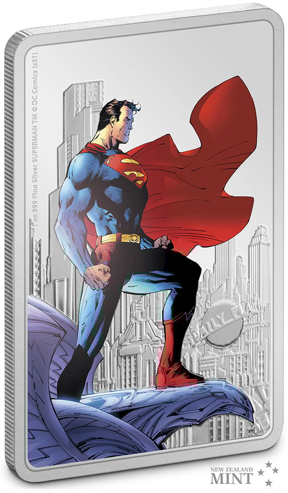 Superman: The Man of Steel 1oz Silver Coin by New Zealand