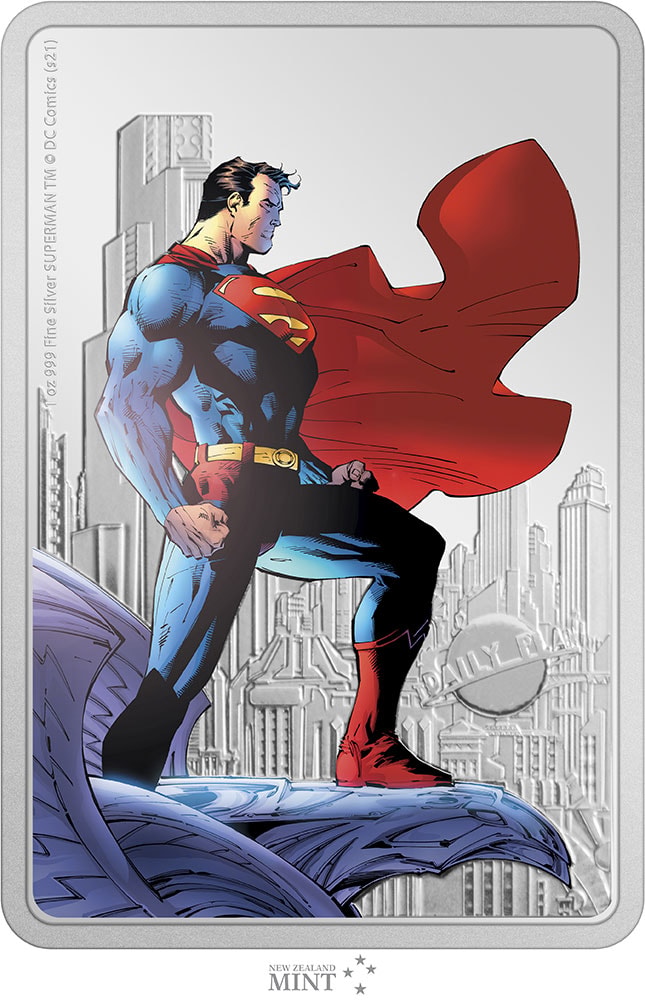 Superman: The Man of Steel 1oz Silver Coin by New Zealand Mint