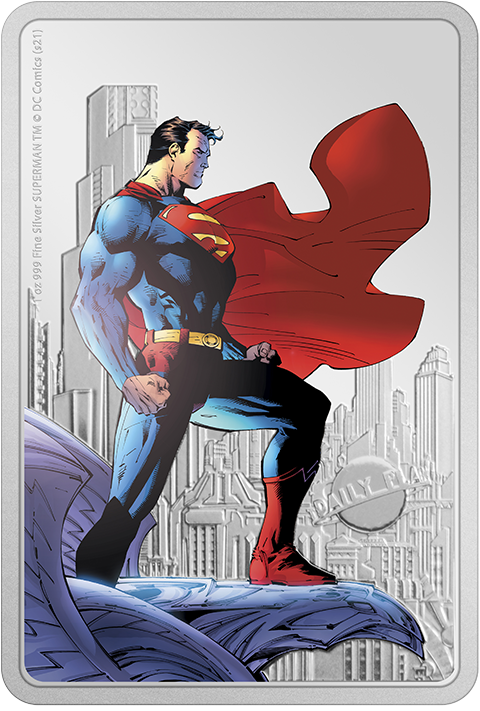 Superman: The Man of Steel 1oz Silver Coin by New Zealand